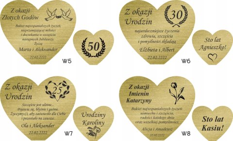 PREZENT NA ROCZNICĘ ŚLUBU ZŁOTE GODY 10 25 30 50