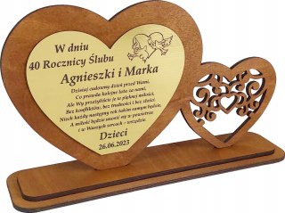 PREZENT PODZIĘKOWANIE NA ROCZNICĘ ŚLUBU ZŁOTE GODY