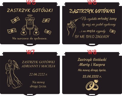 Pudełko Zastrzyk Gotówki Prezent na Urodziny 18 20 25 30 40