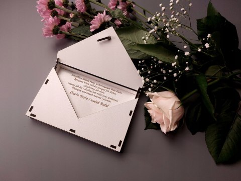 Pudełko koperta na pieniądze Ślub Wesele Pamiątka