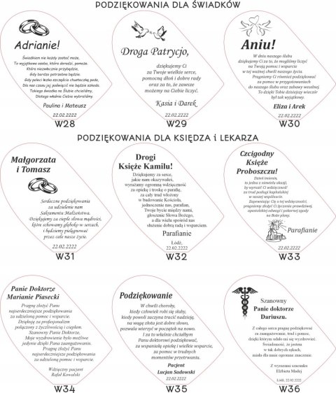 Serce PREZENT na urodziny 1-99 lat TWÓJ GRAWER