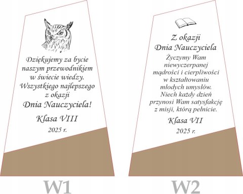 Statuetka na Dzień Nauczyciela - elegancki prezent w etui dla Wychowawcy