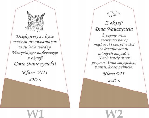 Statuetka z dedykacją - idealny prezent na Dzień Nauczyciela dla Wychowawcy