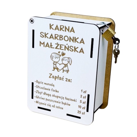 prezent rocznicowy skarbonka z grawerem