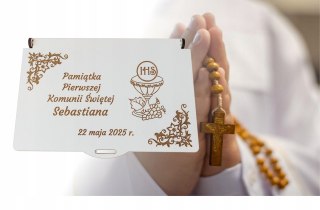 Pamiątka Pierwszej Komunii Świętej Pudełko Prezent dla dziecka