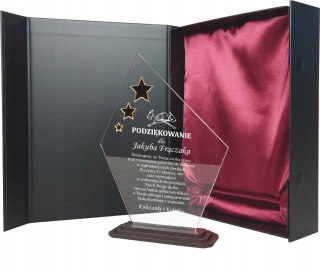 Prezent dla strażaka statuetka z dedykacją Straż Pożarna podziękowanie