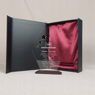 Prezent dla strażaka statuetka z dedykacją Straż Pożarna podziękowanie