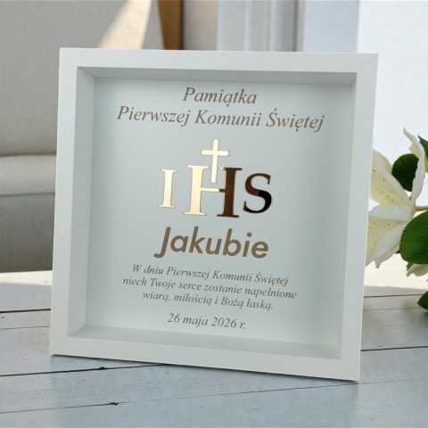 ramka personalizowana na komunię