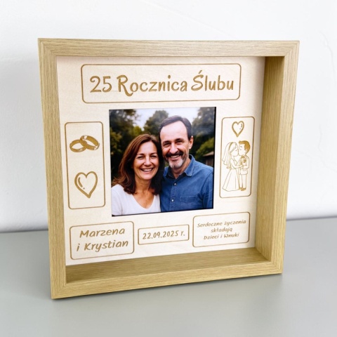 personalizowany upominek na jubileusz ślubu