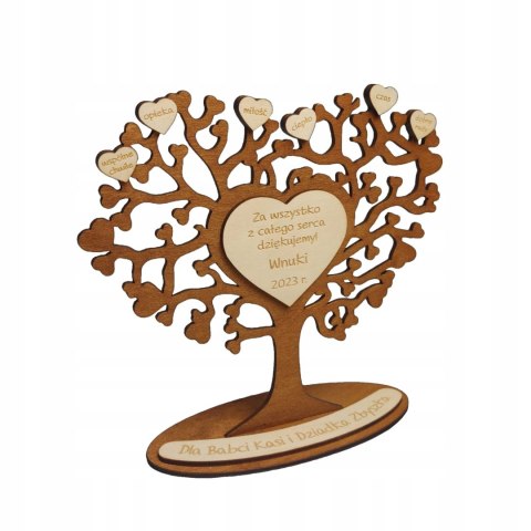 STATUETKA PREZENT NA DZIEŃ BABCI I DZIADKA GRAWER