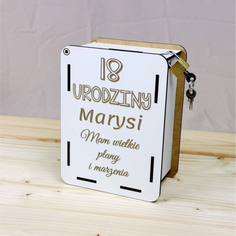 Skarbonka Prezent na 18 urodziny dla dziewczyny