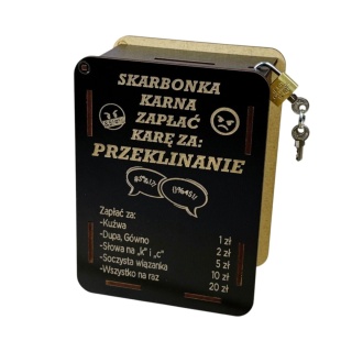Skarbonka karna za przeklinanie - śmieszny prezent dla znajomych
