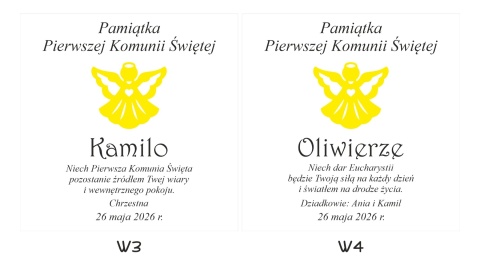 wzór 2 dla ramki komunijnej