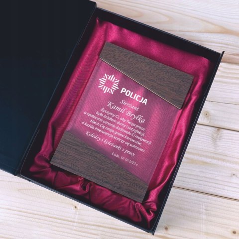 Statuetka Policja prezent dla policjanta nagroda upominek podziękowanie