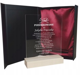 Statuetka Straż Pożarna prezent dla strażaka podziękowanie pamiątka grawer