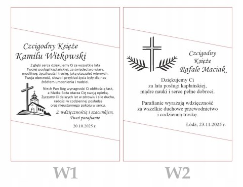 Statuetka dla Księdza podziękowanie prezent Jubileusz Kapłaństwa