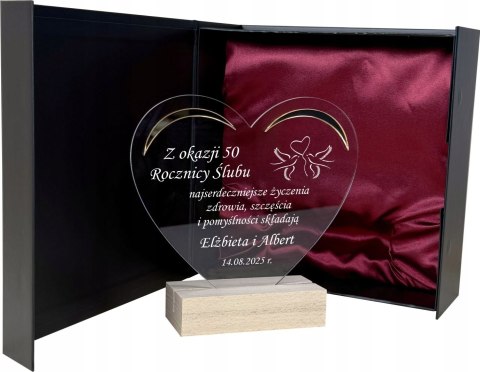 Statuetka prezent dla pary dla Rodziców Teściów Rocznica Ślubu Złote Gody