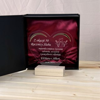 Statuetka prezent dla pary dla Rodziców Teściów Rocznica Ślubu Złote Gody