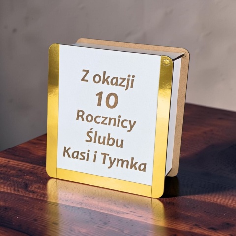 Dodatkowa personalizacja skarbonki