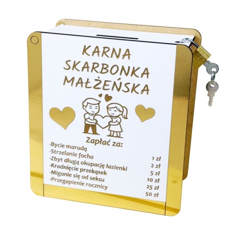 Karna Skarbonka Małżeńska z grawerem