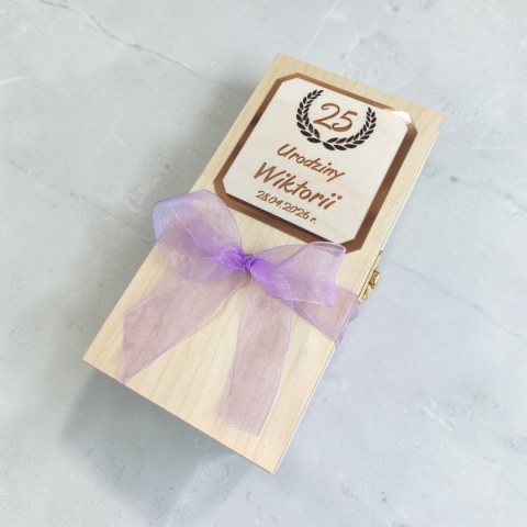 Eleganckie opakowanie na gotówkę z okazji 18 30 40 lub 50 urodzin