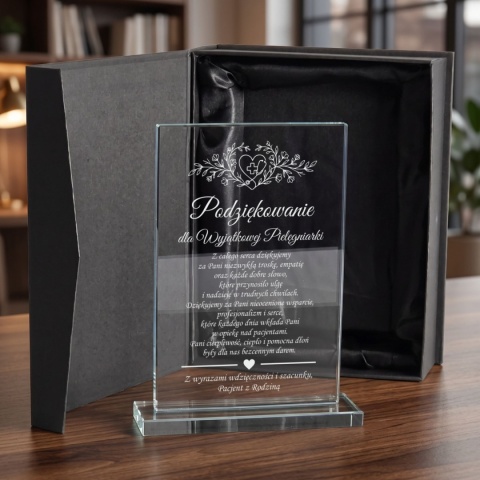 Elegancki prezent dla oddziałowej od pacjenta za troskliwą opiekę